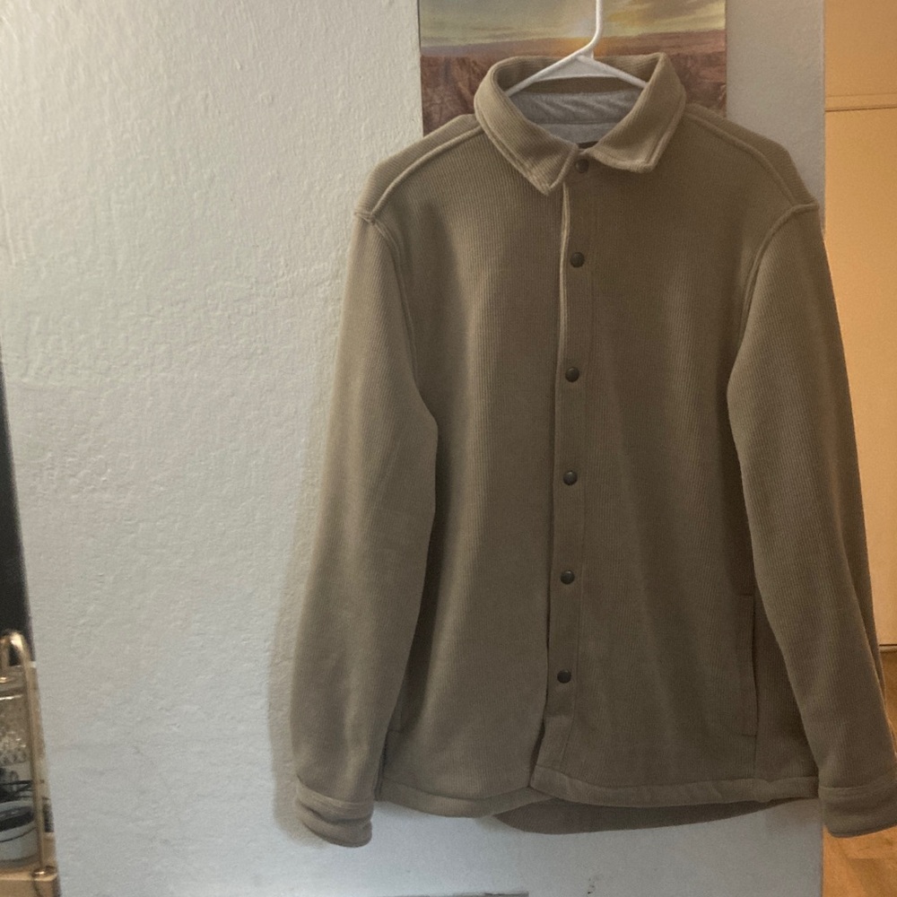 Men's Classic Tan Shirt Jacket
